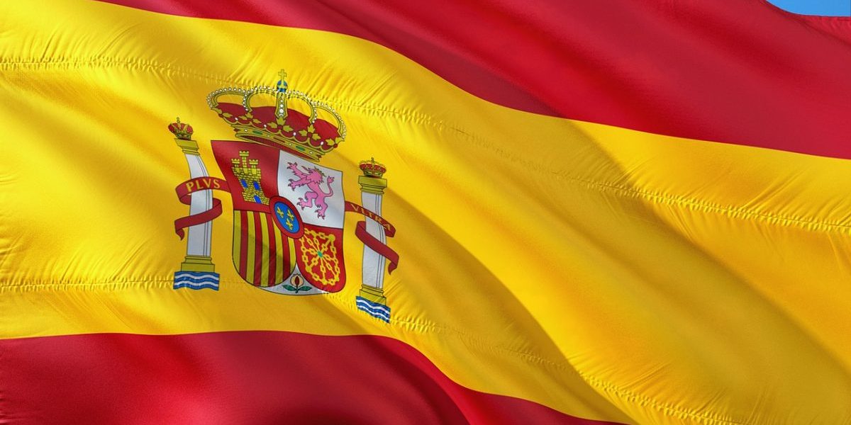 Spanias flagg. Bilde tatt av Jorono fra Pixabay